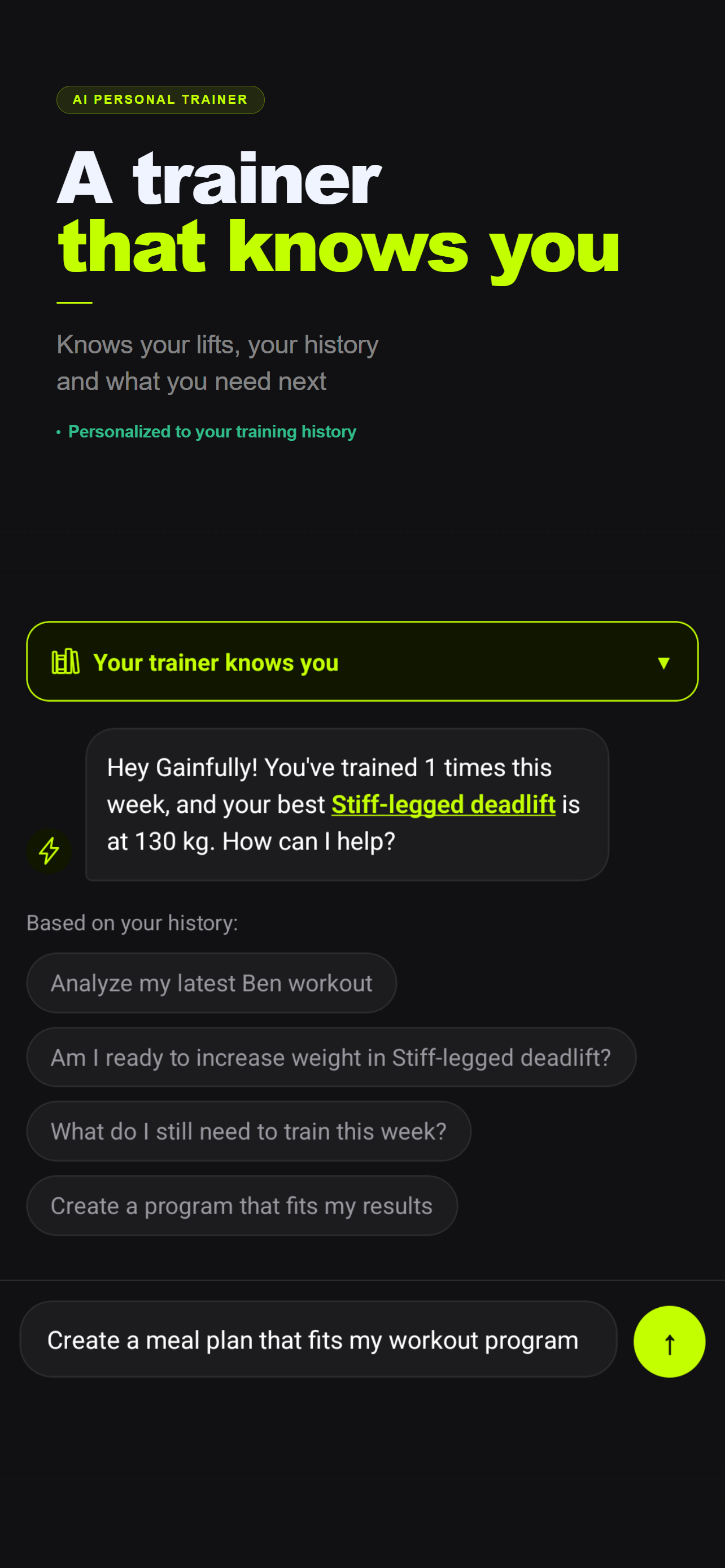 Gainfully AI-træner